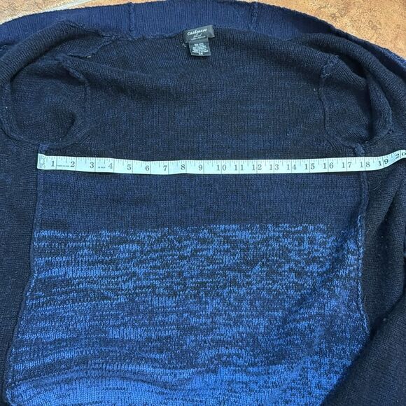 Lord & Taylor Cashmere Blend Open Front waterfall Cardigan Size M - Picture 6 of 8